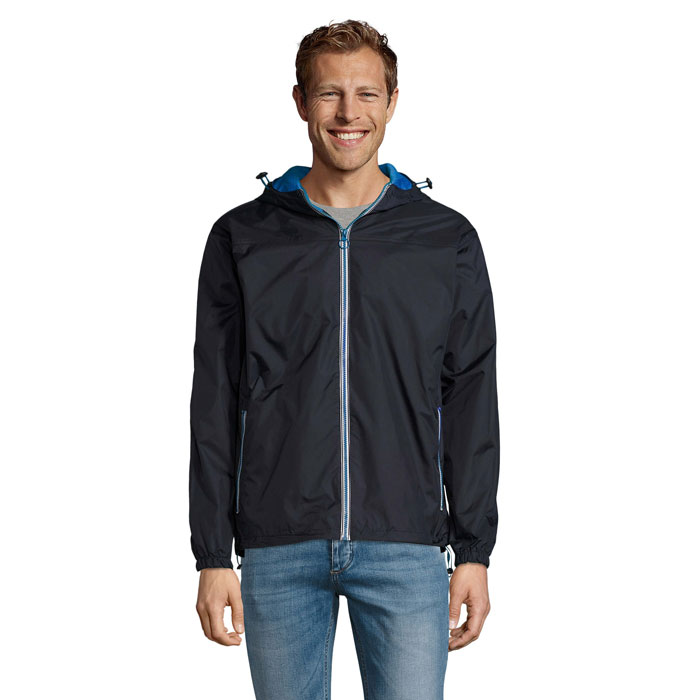 SKATE LINED WINDBREAKER Navy/Royal item picture front