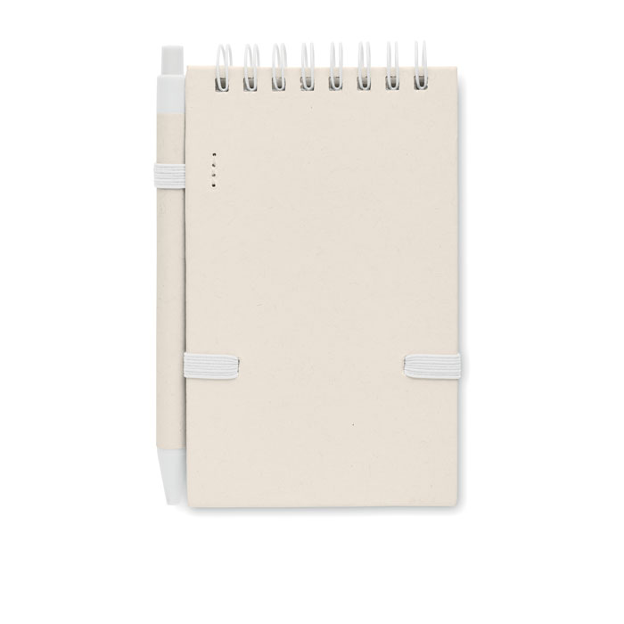 A6 milk carton notebook set Bianco item picture back