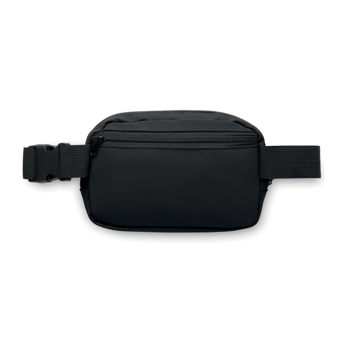 Waist bag in 210D polyester Nero item picture back