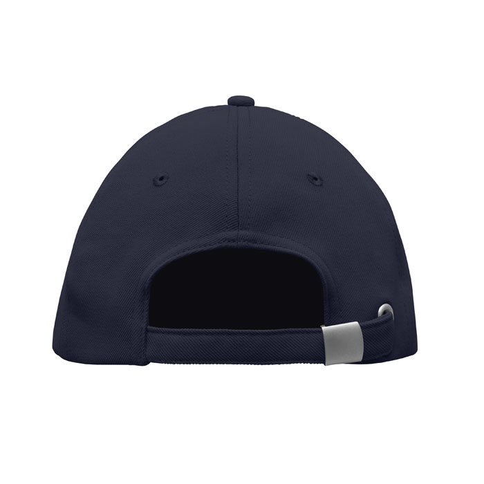 RPET 5 panel baseball cap Blu item picture back