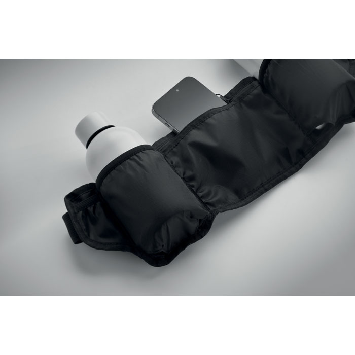 Marsupio sportivo 420D RPET Nero item detail picture