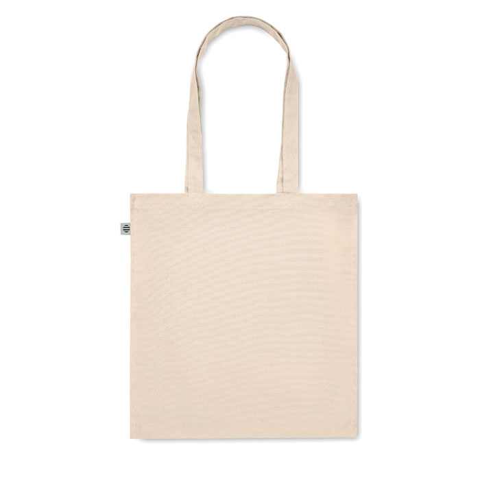 Organic cotton shopping bag Beige item picture 7