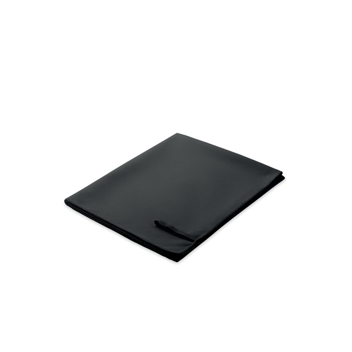 Asciugamano in microfibra Nero item picture back