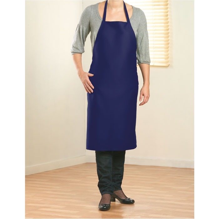 Kitchen apron in cotton Blu item ambiant picture