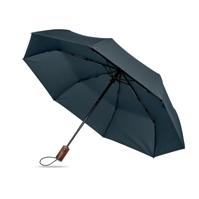 21" auto umbrella wood handle Blu item picture front