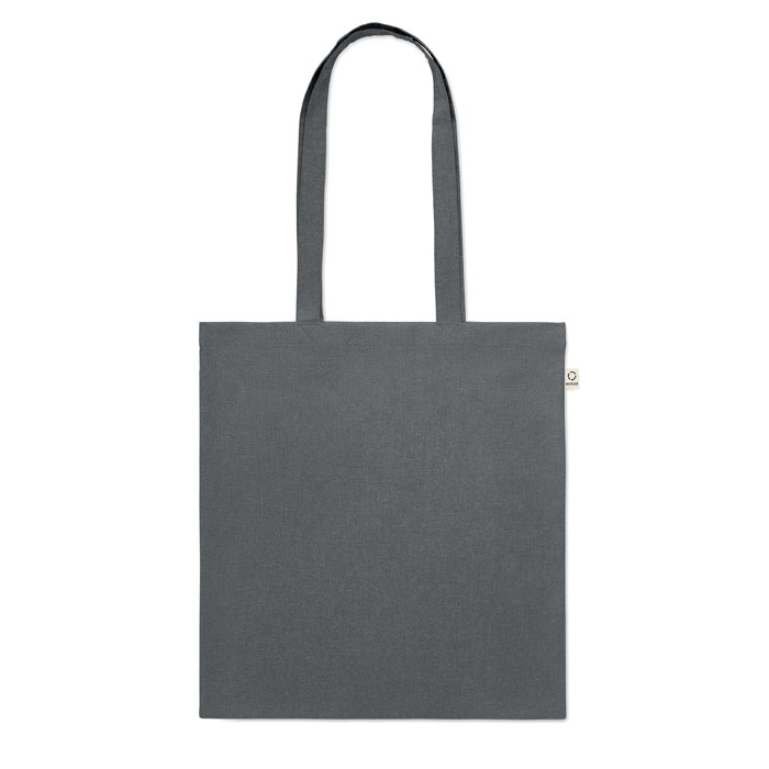 Shopper in cotone riciclato Grigio Pietra item picture back