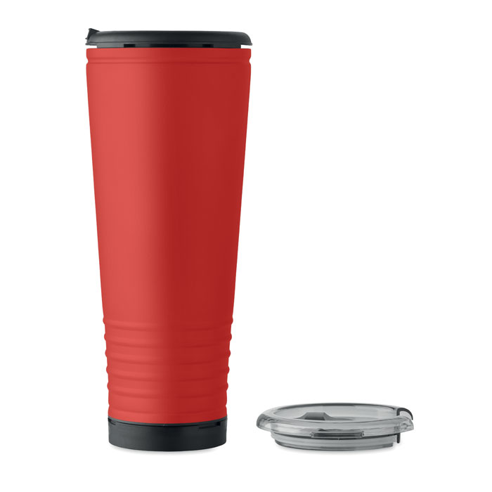 Bicchiere doppio strato 700 ml Rosso item picture back