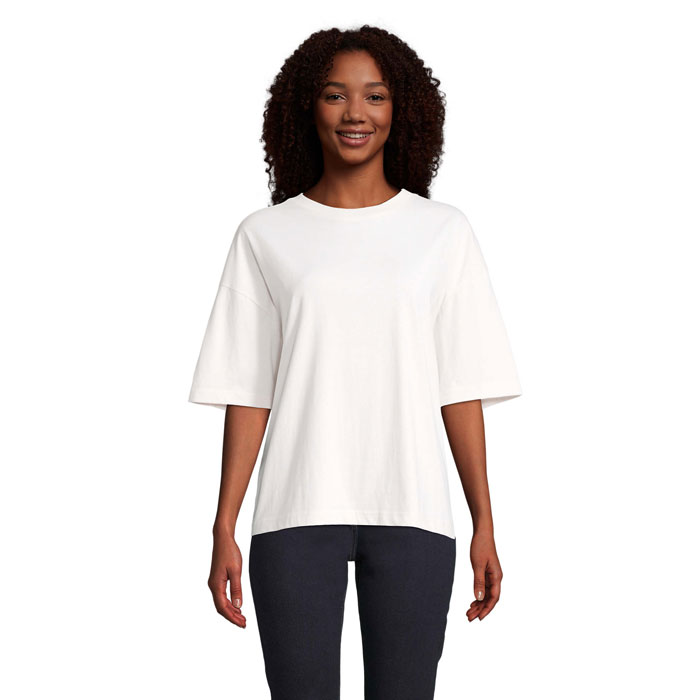 BOXY WOMEN T-SHIRT OVERSIZE Lilla item picture front