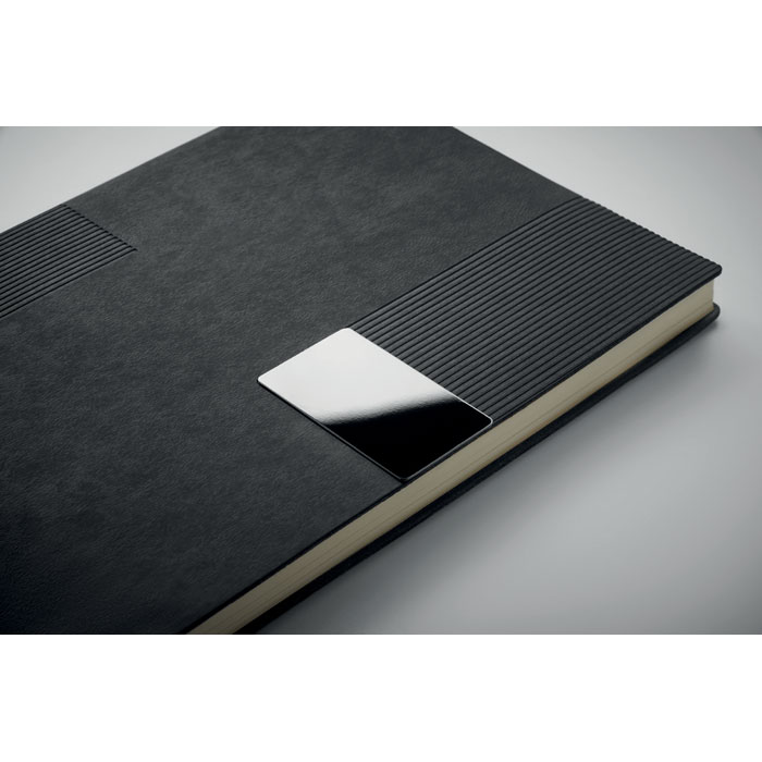 Notebook A5 in morbido PU Nero item detail picture