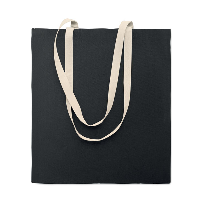 Shopper in cotone Nero item picture front