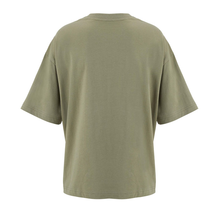 BOXY WOMEN OVERSIZE T-SHIRT Kaki item picture back