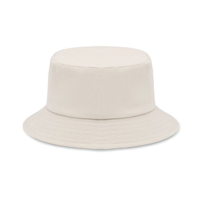 Brushed 260gr/m² cotton sunhat Beige item picture open