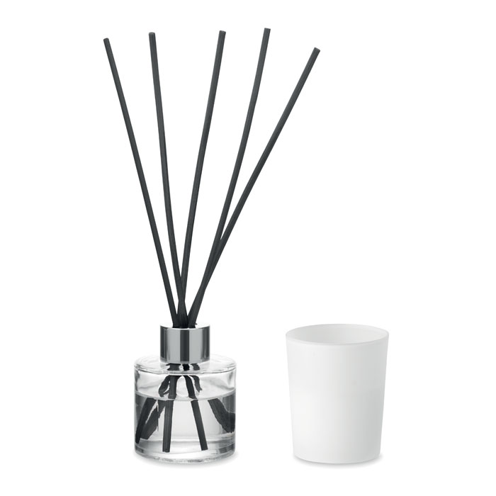 Set di diffusore e candela Bianco item picture 1