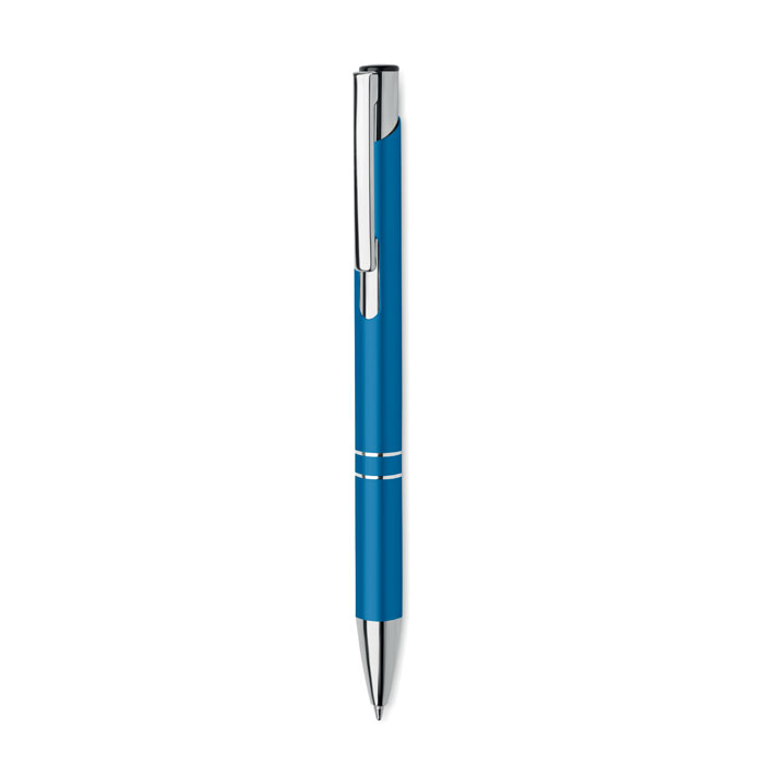 Recycled aluminium ball pen Turchese item picture front