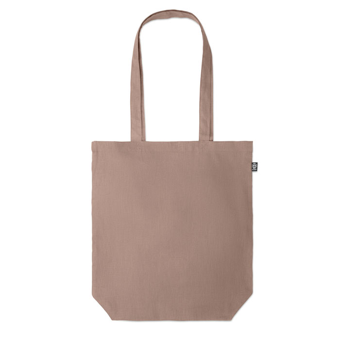 Shopper in 100% canapa brown item picture back