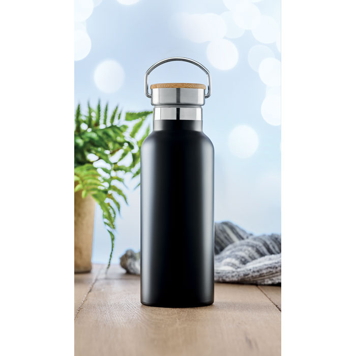 Double wall flask 500 ml Nero item ambiant picture