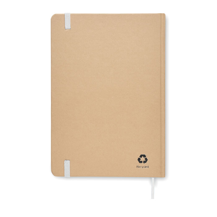Notebook A5 in cartone Bianco item picture back