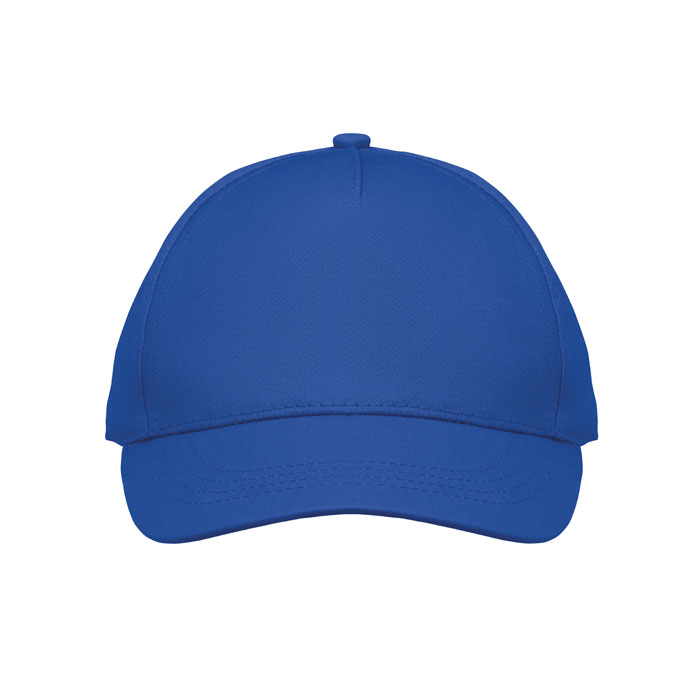 5 panel kids baseball cap Blu Royal item picture side