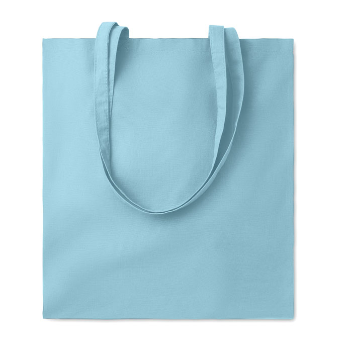 140gr/m² cotton shopping bag Blu Bambino item picture front