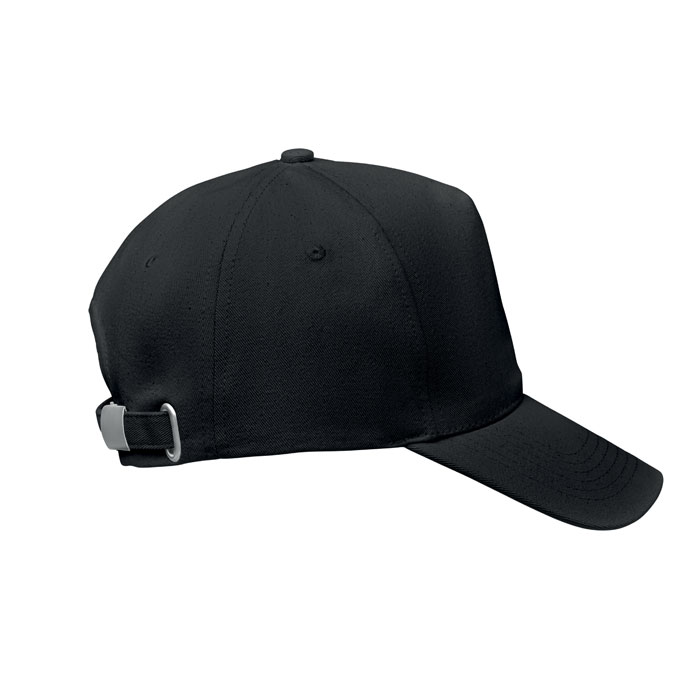 Cappello da baseball in cotone black item picture side