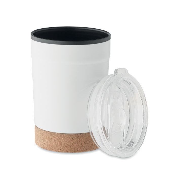 Double wall tumbler 300ml Bianco item picture open