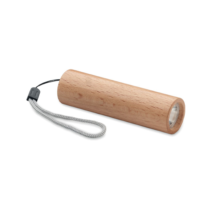 Beech wood rechargeable torch Legno item picture front
