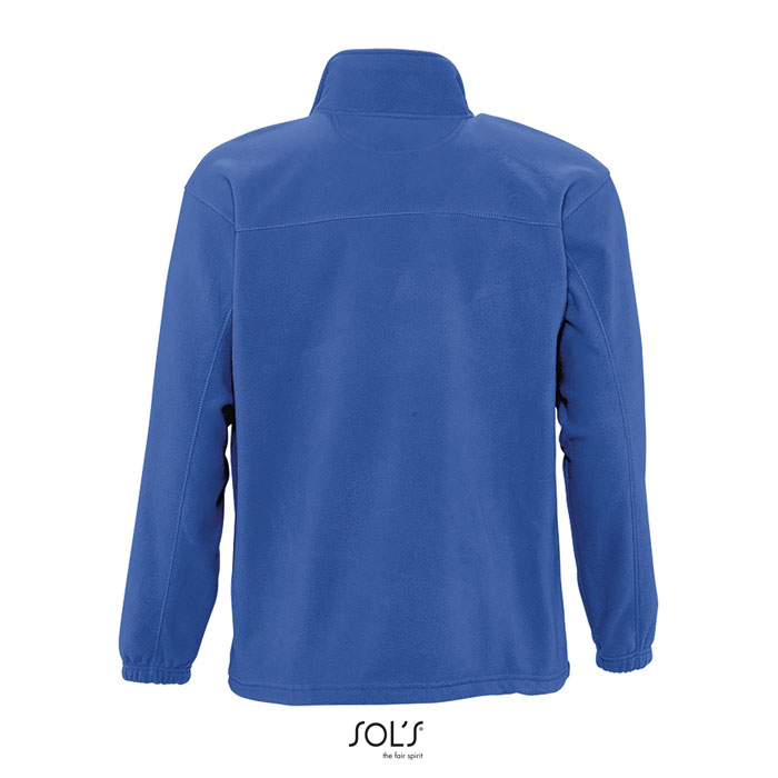 NORTH Zipped Fleece Jacket Blu Royal item picture back