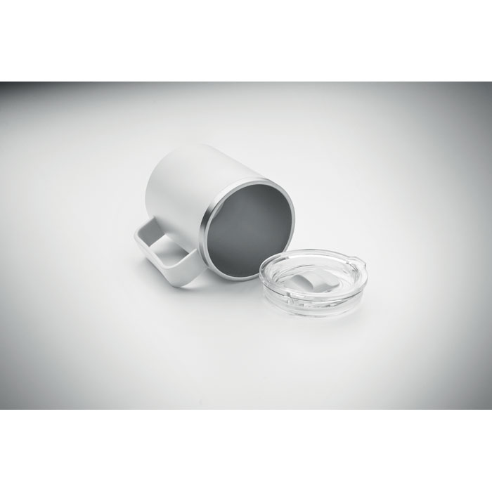 Tazza a doppio strat da 400 ml Bianco item picture 5