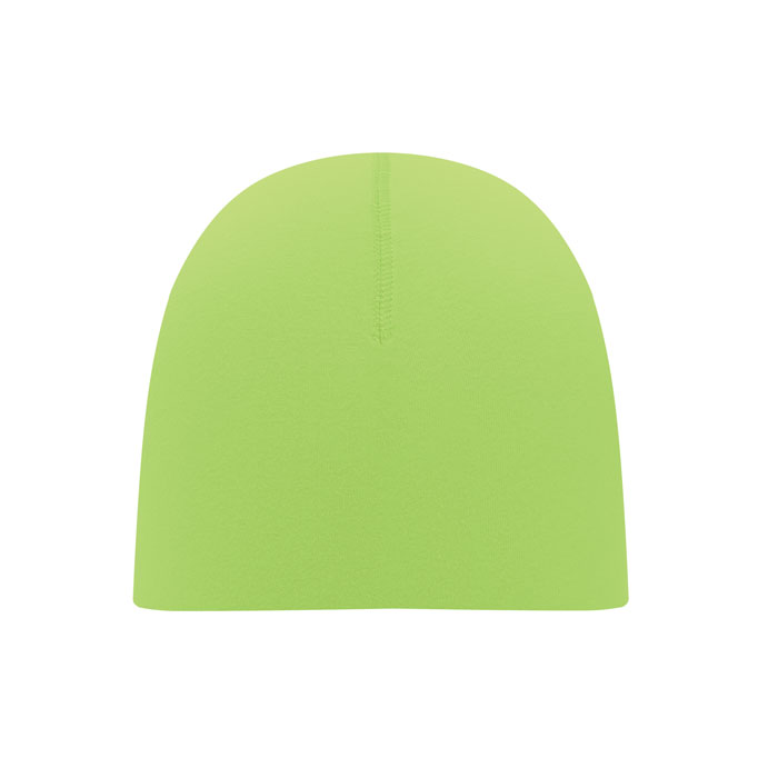 Unisex beanie in cotton Lime item picture front