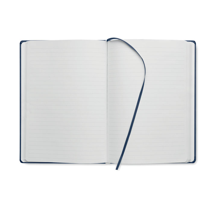 Notebook A5, pagine riciclate Blu item picture open