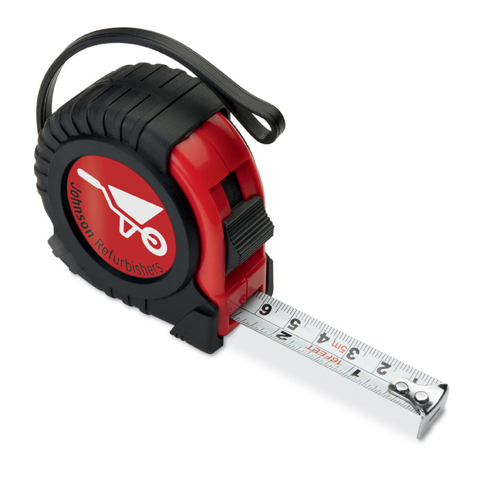 Measuring tape 5m Rosso item picture printed
