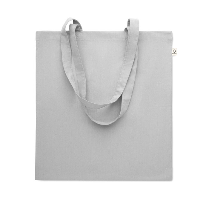 Recycled cotton shopping bag Grigio item picture front