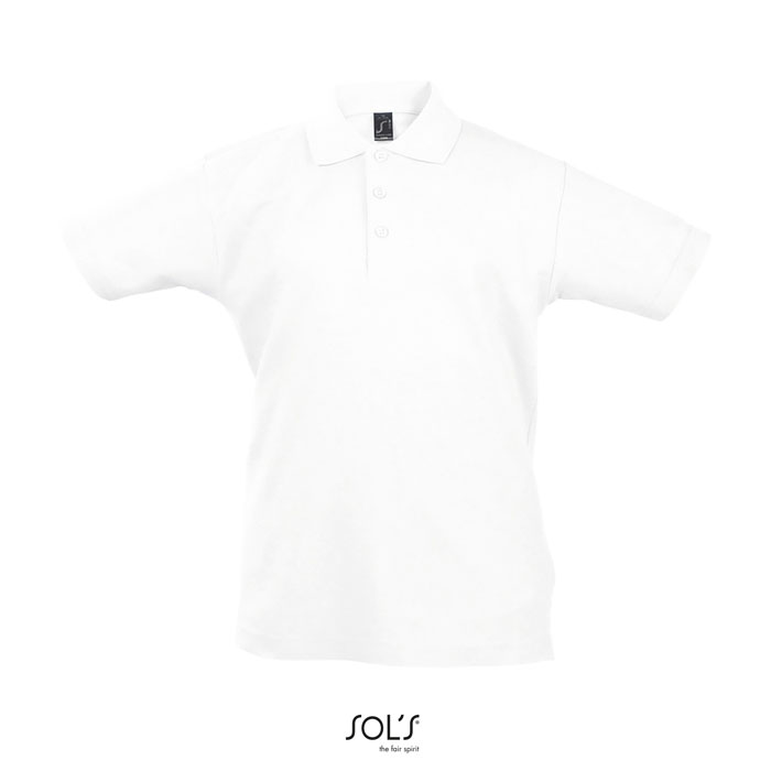SUMMER II KIDS POLO 170g white item picture front