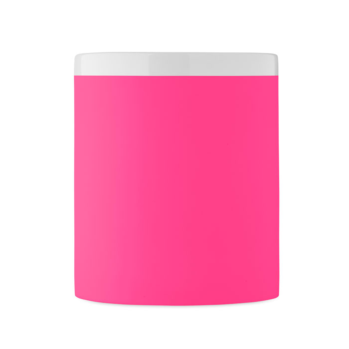 Ceramic mug 300ml Fucsia Neon item picture side