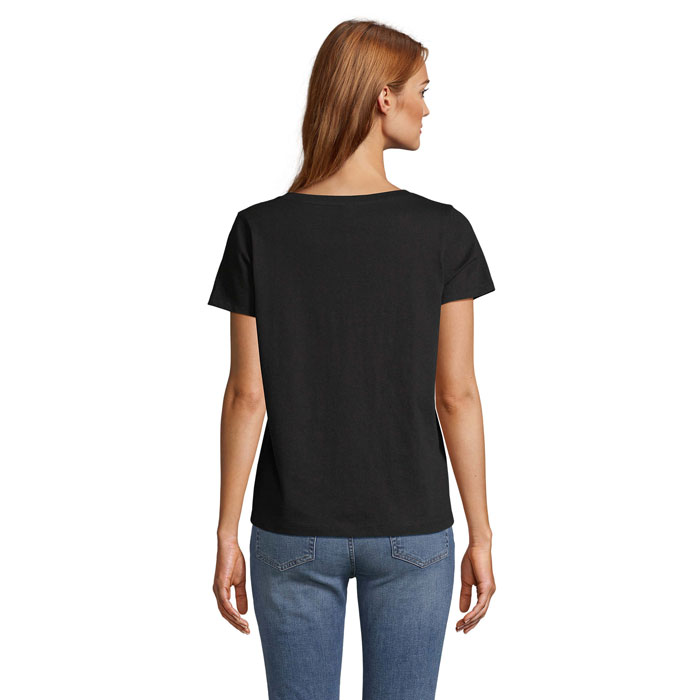 REGENT V T-SHIRT WOMEN Nero Profondo item picture back