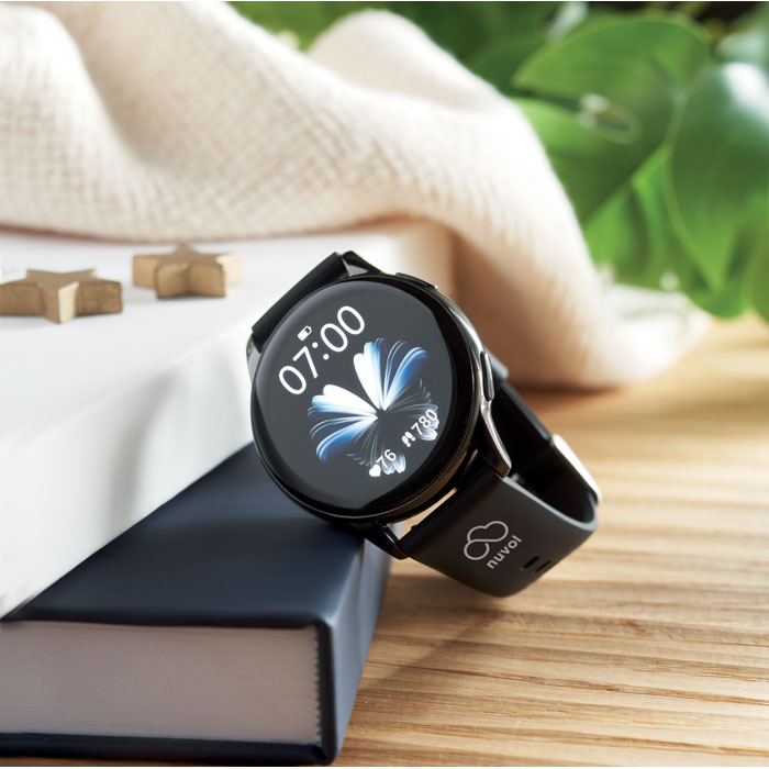 Orologio intelligente impermeabile Nero item picture printed
