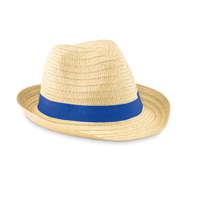 Cappello in carta Blu Royal item picture back