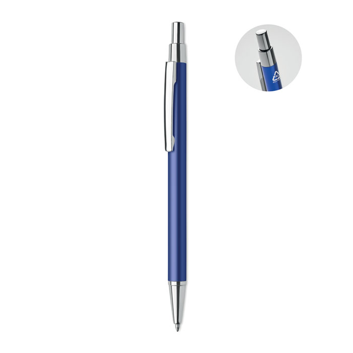 Penna a sfera in alluminio royal blue item picture front