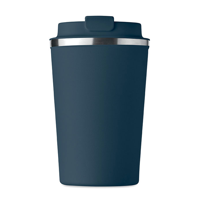 Double wall tumbler 350 ml Francese Navy item picture back