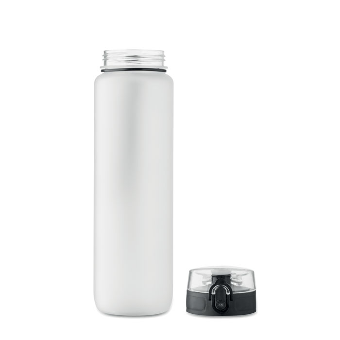 Sports water bottle RPET 1L Bianco Trasparente item picture back