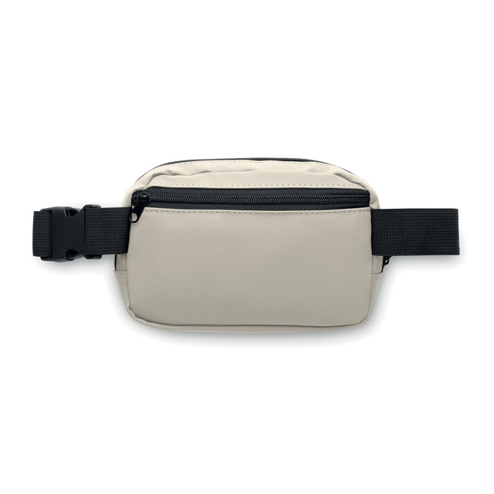 Waist bag in 210D polyester Bianco Sporco item picture back