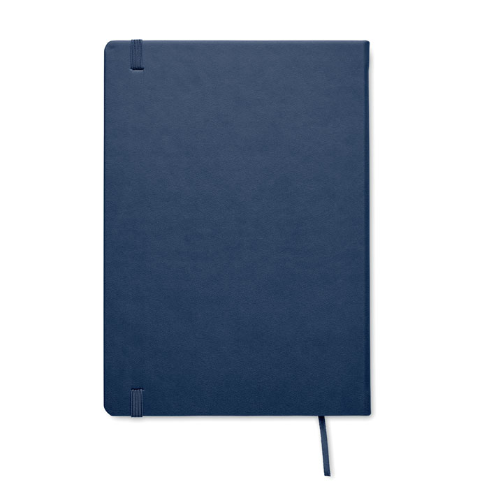 Notebook A5, pagine riciclate Blu item picture back