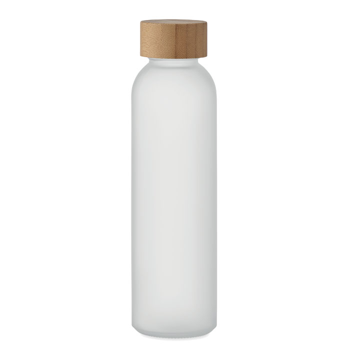 Frosted glass bottle 500ml Bianco Trasparente item picture front