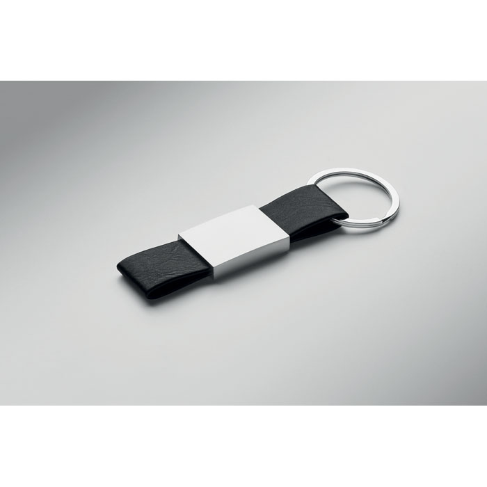 Penna e portachiavi in PU Argento item picture top