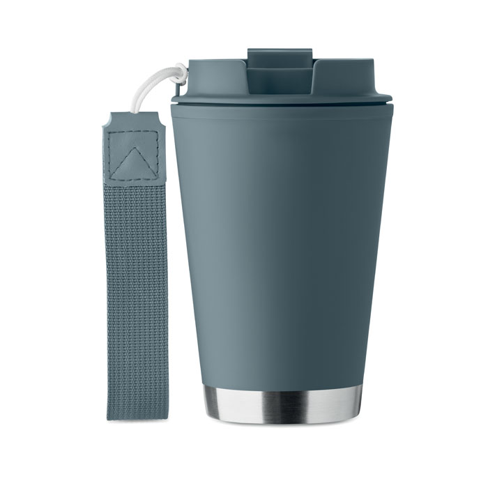 Bicchiere a doppio strato. 300 ml. Petrolio item picture side
