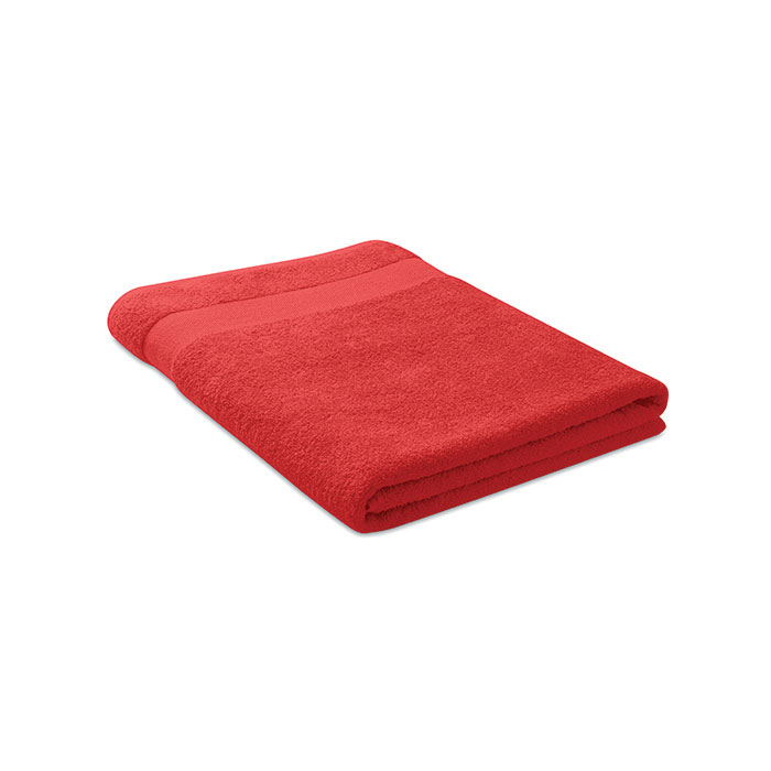 Towel organic cotton 180x100cm Rosso item picture front