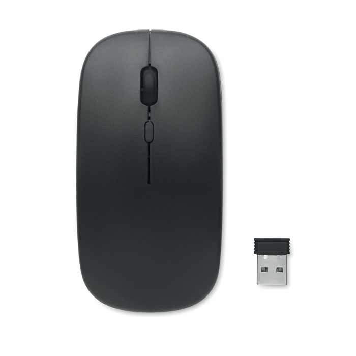 Mouse wireless ricaricabile Nero item picture top