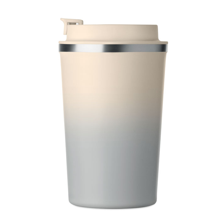 Bicchiere doppio strato 350 ml Grigio item picture 1