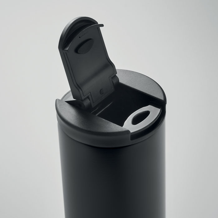 Thermos a doppia parete 330ml Nero item picture open