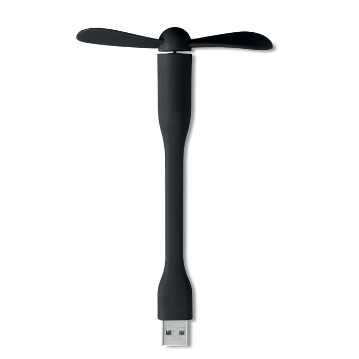 Ventilatore USB portatile black item picture back